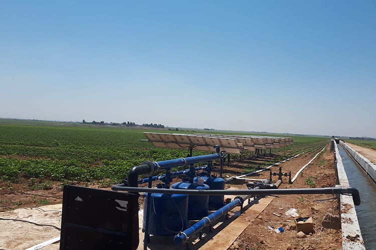 Netafim™ Turkey, open canals, LES advance.